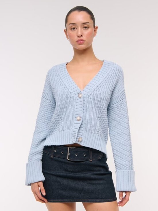 Abercrombie & Fitch Sweaters - Abercrombie & Fitch The A&F Cameron Seed Stitch Cardigan